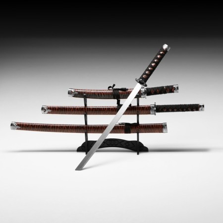 Souvenir weapons "Thaigo" 3v1, a set on a stand, 47cm/79cm/105cm, scabbard for a tiger