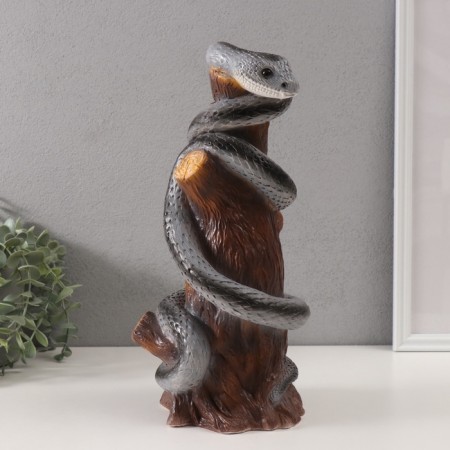 New Year's figure "Snake on the hemp" 33 x 14 x 15 cm.-1