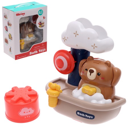 Bath watering can on suction cup "Bear"