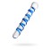 Sexus Glass bilateral phallimitator, glass, transparent, 19 cm