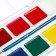Watercolor 12 colors Gamma "Classic", honey, with a brush, plastic packaging, euro suspension (1009201)