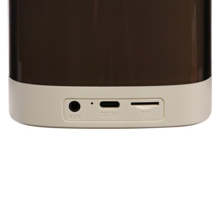 Mini Karaoke system T7, 5 W, microphone, 1800/800 mach, Jack 3.5, Type-s, RGB, beige-3