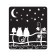 Protective cape on the back of the car seat "Affectionate evening"