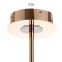 Malli chandelier LED 84W gold 80x80x33 cm Bayerlux