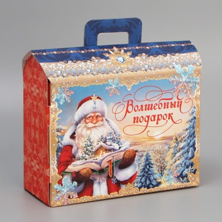 Folding box “Magic Gift”, 22.5 x 9 x 19.5 cm, New Year-2