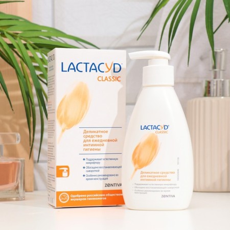 Lactacid lotion daily means for intimate hygiene, 200 ml