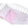 Bed linen baby, size 75x125 cm, 112x147 cm, 40x60 cm, mouse print in the clouds, Poplin