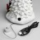 LED figure "Christmas tree" 10 × 23 × 10 cm, polystone, AAX3 batteries (not complete), USB, glow warm white
