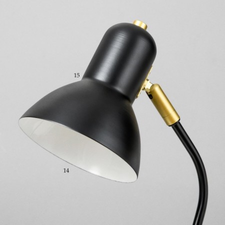 Traffic lamp "George" 1x40W E27 Black 20.5x14.5x51cm Risalux-4