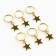 Hair piercing "be yourself", 6 pcs.