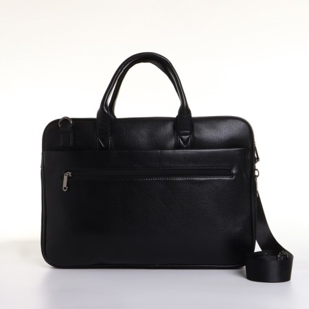 Male bag, black color-1