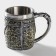 Stainless steel mug "Skull. Halloween ", 400 ml, silver color