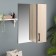 Santana 50 bathroom mirror, oak, Santana Light, 50 x 70 x 16 cm