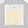 Decor for creativity plastic "Half of the pearl" set 20 g d = 0.3 cm