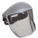 The shield is a protective front "source", a metal mesh, the headline is a rack mechanism, the screen is not removable