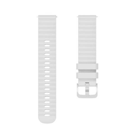 Watch strap, 22 mm, silicone, white-1