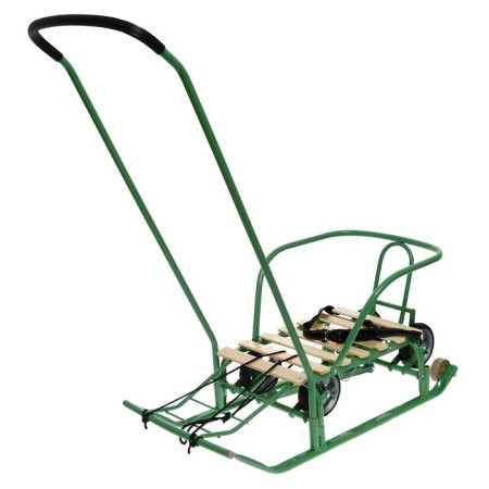 Sled "Timka 5 station wagon", olive color-7