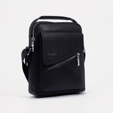 Male bag, black color