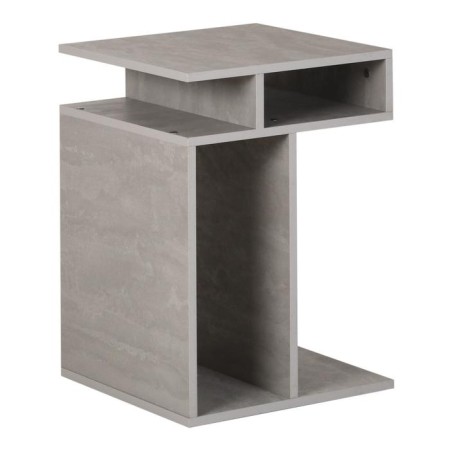Black Bolero table, 440x440x620, concrete-2