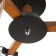 Elikhan chandelier 3KHE27 40W brown-black 50x20x28 cm Bayerlux