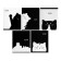 Notebook of 48 sheets in the Calligrata "Cat" line, cover coated cardboard, UV-lak, OFSET block, mix