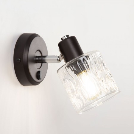 Sconces Citilux "Artist" CL510515, 9x15 cm, 1x40W, E14, brown color-4
