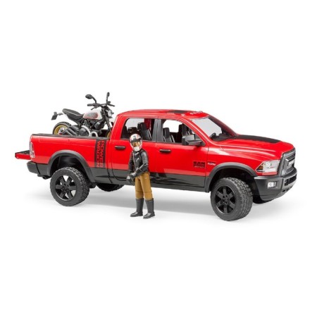 RAM SUV with Ducati motorcycle-2