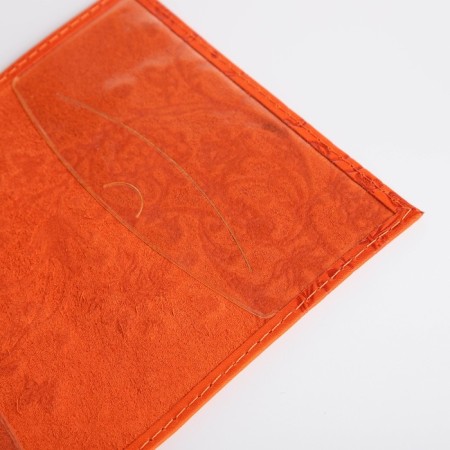 Passport cover, orange color-5