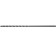 Spiral drill "Zubble" 29421-300-06_z01, on wood, 6x300 mm, m-shaped sharpening, steel