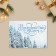 Postcard-Mini "Magic near", Winter landscape, 10.5 x 7.5 cm, New Year