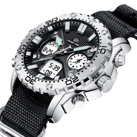 Electronic watch watches, D-4.6 cm, with an alarm clock, calendar, backlight, 1 atm-1