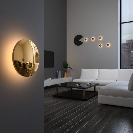 Interior backlight Elektrostandard, Mini DISC LED 5 W, 100X100X35 mm, IP20, Color gold-1