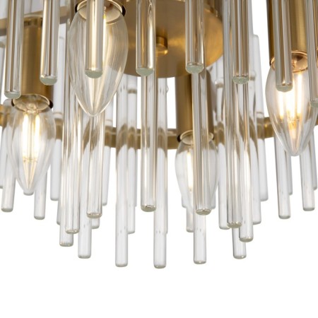 Suspended lamp Freya Fr5216PL-06BS Agora, 450x450x525 mm, E14, 6x60W, brass color-1