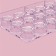 Konfinetta chocolate form "Rose", 27.5 × 13.5 × 3 cm, 21 cells, color transparent