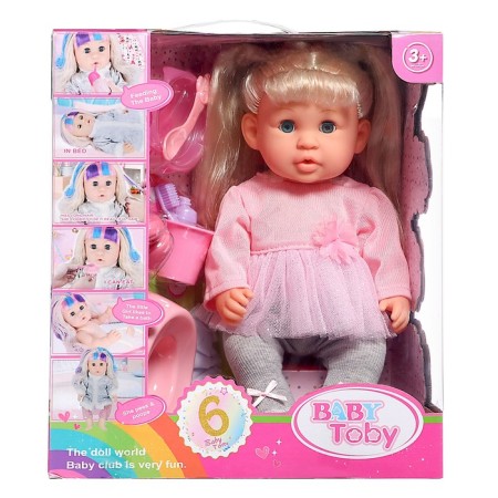 The functional "My baby" with accessories, drinks, pisses-12