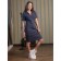 Women's dress, size 44, gray color