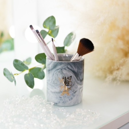 Ceramic glass with embossing, Paris, 8 x 9.5 cm-1