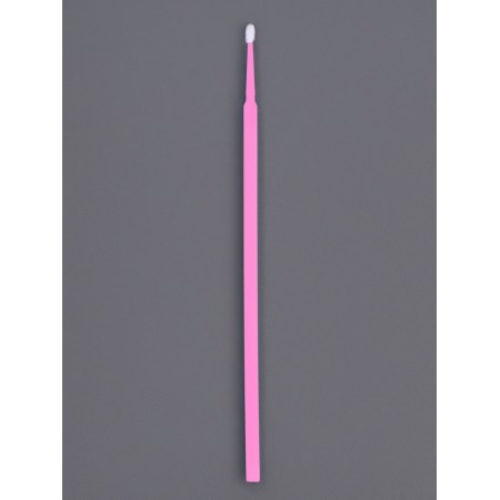 Micro -shoes for extensing and laminating eyelashes, set - 10 pcs, 9.5 cm, pink color-3