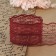 Capricon lace, 45 mm × 10 ± 1 m, burgundy color