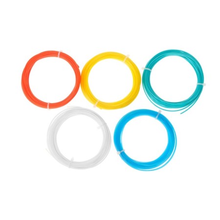Plastic SL PLA-5, for 3D handles, 5 colors of 10 meters