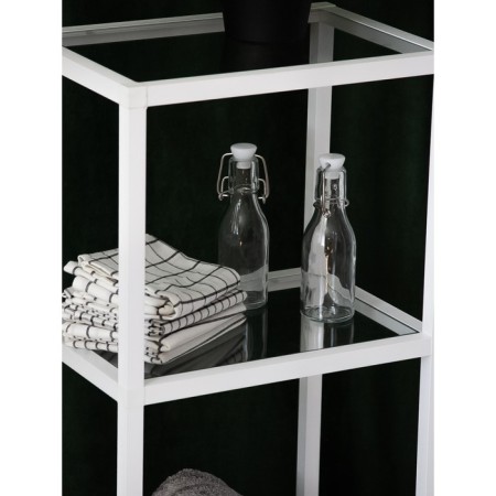 Bathroom rack 3, 350x250x964, white muar/glass colorless-3