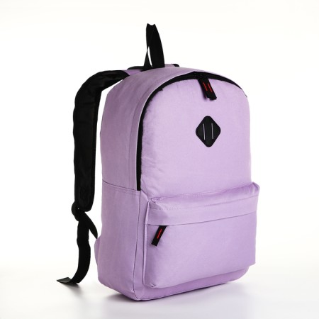 Youth backpack on lightning, external pocket, lilac color-2