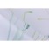 The bathroom curtains Prato, 180 x 200 cm, green color