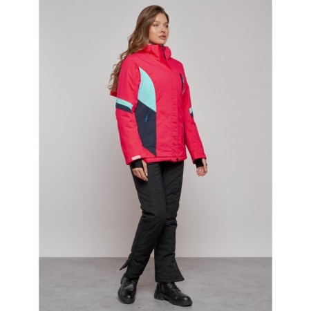 Ski jacket female, size 44, pink color-12