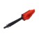 Torso washing brush, with valve