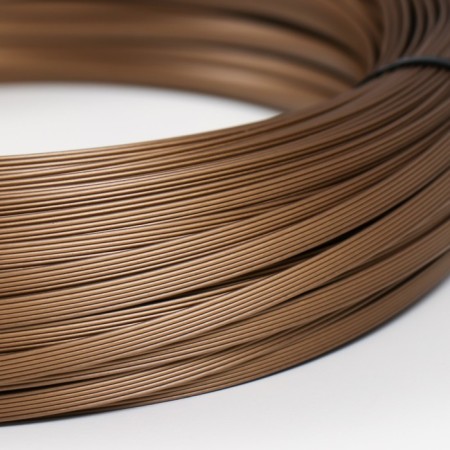 Artificial rattan 6 mm 100 m wave (metallic bronze)-2