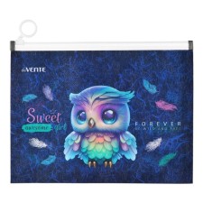 Zip A5 lightning folder with expansion of 240 x 185 x 30 mm, 180 μm Devente Happy Owl