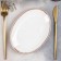 Oval Beige dish, 18 × 14 cm, beige color
