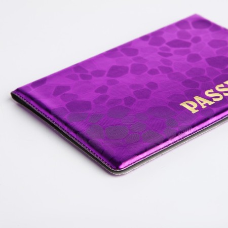 Passport cover, purple color-3