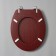 The toilet seat with the lid "Natural tree", 45 × 35 cm, color nut